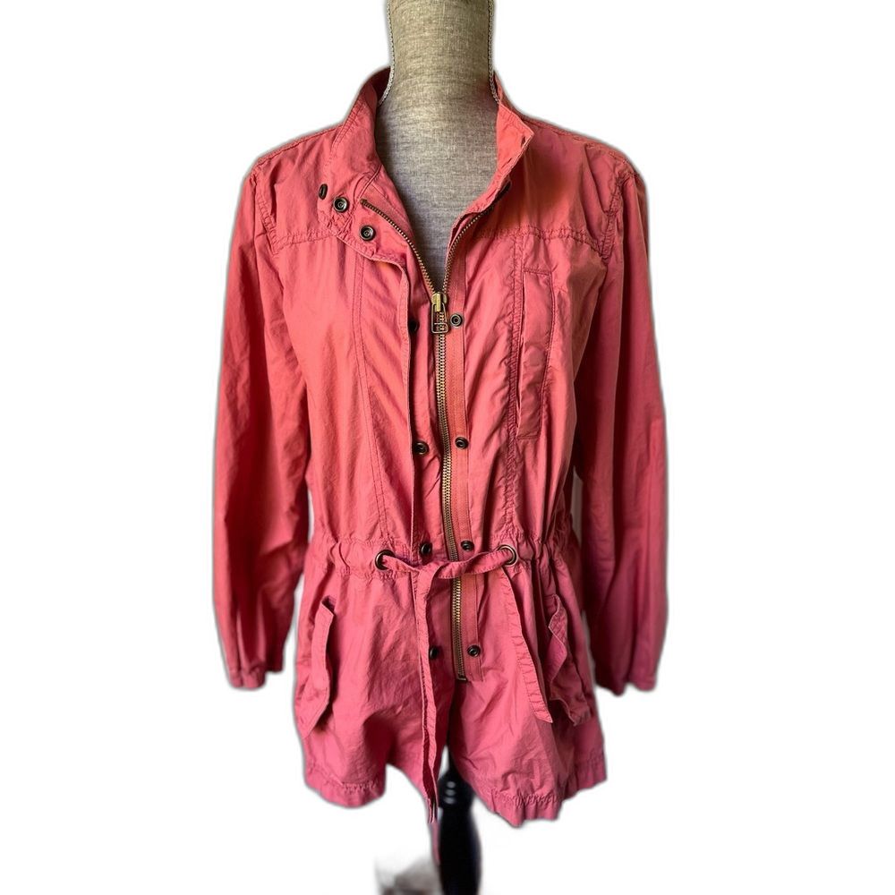 J Crew Salmon Colored Lightweight Utility Jacket 10